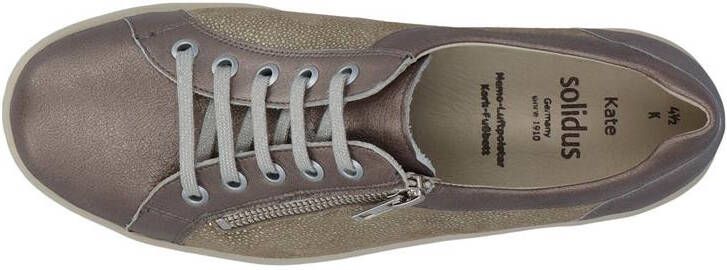 Solidus Solid 40448 Taupe combi brede dames veterschoenen wijdte K - Foto 14