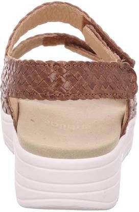 Solidus 46017 30276 sandaal G bruin cognac vlecht leder - Foto 4