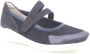 Solidus Soft SOLIDUS Ballerina dames Hyle 52501-80382 I-Net Stretch Nubuk Marino Ocean (H) 2 3en - Thumbnail 2