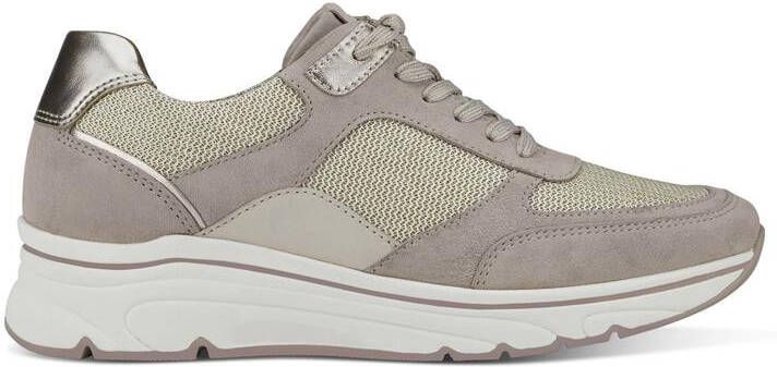 Tamaris Glam Com Sneakers beige Imitatieleer Dames - Foto 5