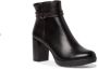 Tamaris Stijlvolle leren enkellaars met 8 cm hak Black Dames - Thumbnail 2