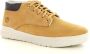 Timberland Heren Sneakers met Gepolsterde Zool en Premium Nubuck Bovenwerk Yellow Heren - Thumbnail 3