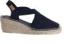 Toni Pons Ter Dames Espadrilles Mari | Blauw | Linnen - Thumbnail 2