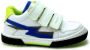 Track Style Coen Coker white blauwe stripe 322320(28 Kleur Wit ) - Thumbnail 2
