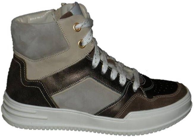 Twins 322701~~~~~~~~~~~~~~~~~~~~~~~~ MeisjesHalf-hoogKindersneakers Wit beige - Foto 2