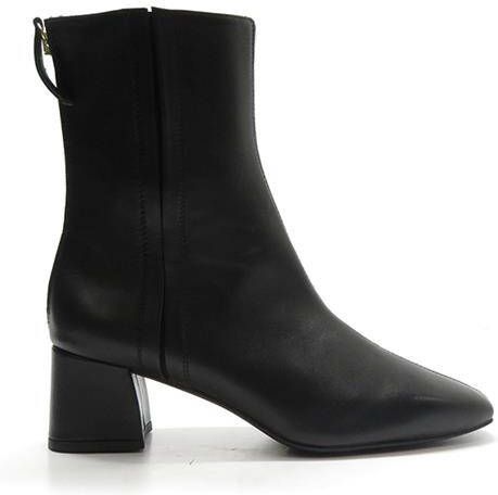 Unisa Lucas-NTO enkellaarsje van leer met ritssluiting - Foto 3