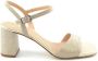 Unisa Bekijk hier de Moraty EV PLATINO van by SHUZ sandalen dames EV PLATINO Textiel - Thumbnail 3