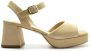 Unisa Bruin Tinten Ney Sandalen Dames Beige - Thumbnail 3