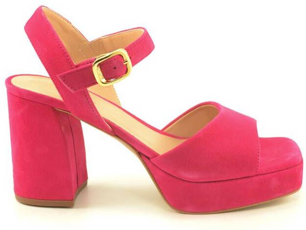 Bruin Tinten Strappy Sandals Odran Sandalen Dames Roze - Foto 5