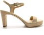 Bruin Tinten Soro Sandalen Dames Beige - Thumbnail 4