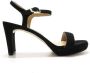 Unisa Soro Sandalen Dames Zwart - Thumbnail 4