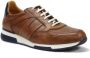 Van Lier Positano Lage sneakers Leren Sneaker Heren Cognac - Thumbnail 3