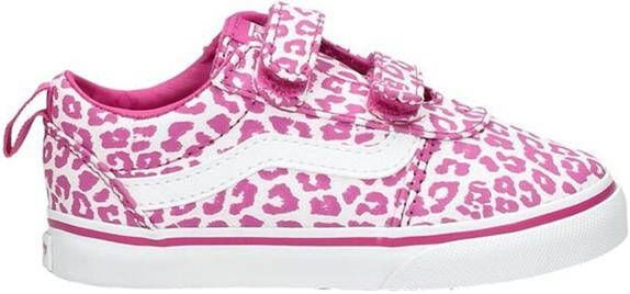 Vans Ward V Animal Pop Klittenband Sneaker Meisjes Roze Maat - Foto 4