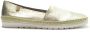 Verbenas Noa Nucleo metal leren espadrilles goud - Thumbnail 6