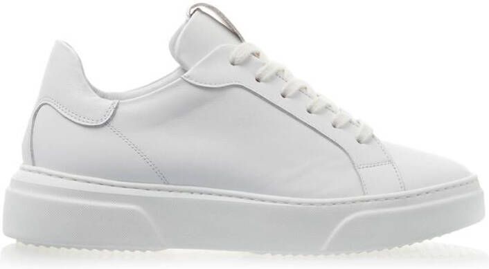 VIA VAI Juno Uni witte sneakers Wit Leer Lage sneakers Dames - Foto 8