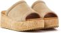 Via Vai Sandalen zonder hak 58058 Sissel Ryde Beige Dames - Thumbnail 5