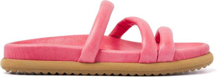 Via Vai 58158 Candy Pop leren slippers roze - Foto 8