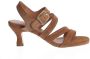 VIA VAI Sandalen Dames Lara Maat: 41 Materiaal: Suède Kleur: Cognac - Thumbnail 3