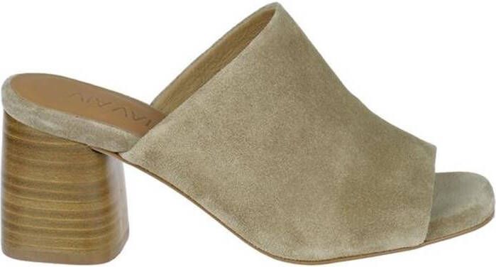 VIA VAI Muiltjes Dames Polly Maat: 36 Materiaal: Suède Kleur: Bruin - Foto 8