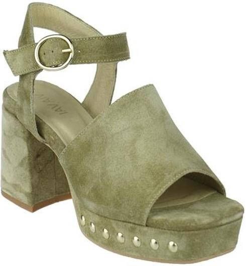 VIA VAI Iris North Sandalen Met Hak Beige Groen - Foto 3