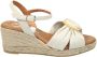 VIGUERA Espadrilles Female Instappers Damesschoenen Leer 2043 Gebroken wit - Thumbnail 2