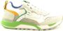 Voile blanche Heren Sneakers Bholt Leer en Stof Multicolor Heren - Thumbnail 2