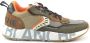 Voile blanche Groene Sneakers van Suède en Technische Stof Groen Heren - Thumbnail 4