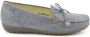 Waldläufer Blauwe Damen Slipper Comfortabele Veelzijdige Schoenen - Thumbnail 2