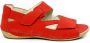 Wäldlaufer Waldlaufer 342025-H-Heliett~~~~~~~~~~~~~~ Sandalen met hakDames Sandalen Rood - Thumbnail 2