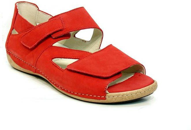 Wäldlaufer Waldlaufer 342025-H-Heliett~~~~~~~~~~~~~~ Sandalen met hakDames Sandalen Rood - Foto 5