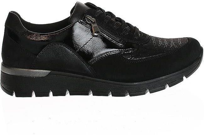 Wäldlaufer Waldläufer OrthoTritt Dames Sneaker 626K02-413-001 Zwart Wijdte K (36.5) - Foto 12