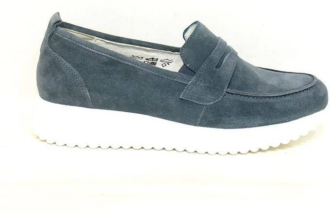 WALDLAUFER Waldläufer Instappers Dames H-lorela Maat: 41 5 Materiaal: Suède Kleur: Blauw - Foto 6