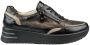 Wäldlaufer Waldlaufer 755004-H-Arianna~~~~~~~~~~~~~~ Lage sneakersDames sneakers Zwart - Thumbnail 4