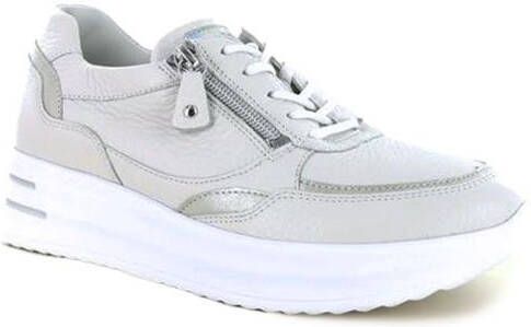 Wäldlaufer Waldlaufer H-arianna Lage sneakers Leren Sneaker Dames Wit - Foto 6