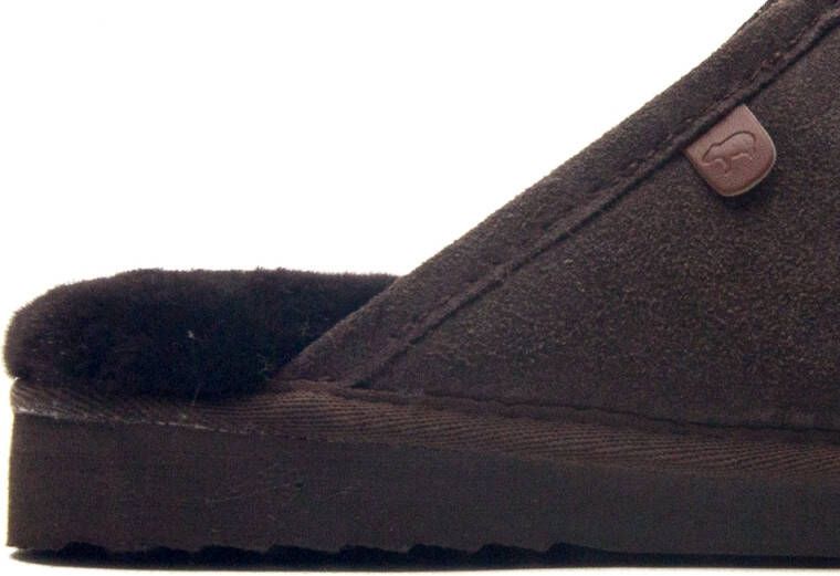 Warmbat bruin Clc521065 Classic Choco pantoffels Zwart Heren - Foto 4