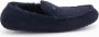 Warmbat Earlwood Suede Heren Pantoffels Dark navy - Thumbnail 4