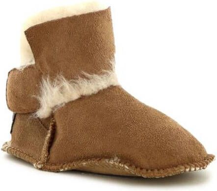 Warmbat Australia suede babyschoenen cognac Bruin Effen 20 21 - Foto 5