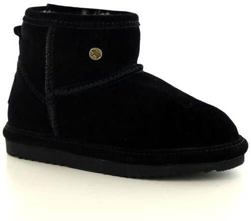 Warmbat Australia Wallaby gevoerde suède enkelboots zwart Suede 35 - Foto 10