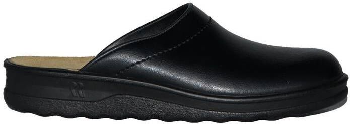 WESTLAND BY ROMIKA Pantoffel Heren Volledig Leder Zwart - Foto 3