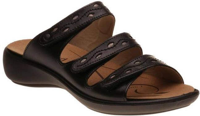 Westland IBIZA~66~~~~~~~~~~~~~~~~~~~~~~ Dames slippers Zwart - Foto 8