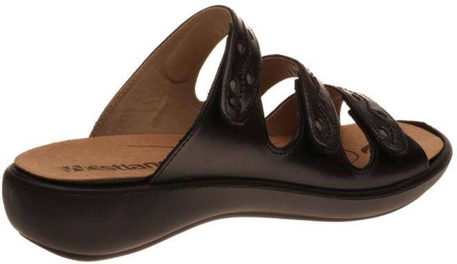 Westland IBIZA~66~~~~~~~~~~~~~~~~~~~~~~ Dames slippers Zwart - Foto 5