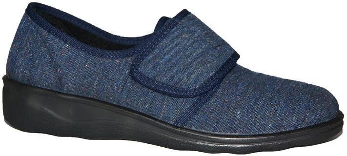 Westland NICE~80~~~~~~~~~~~~~~~~~~~~~~~ Dames pantoffels Blauw - Foto 2