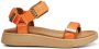 Woden Stijlvolle en Comfortabele Line Sandaal met Verstelbare Bandjes Orange Dames - Thumbnail 5