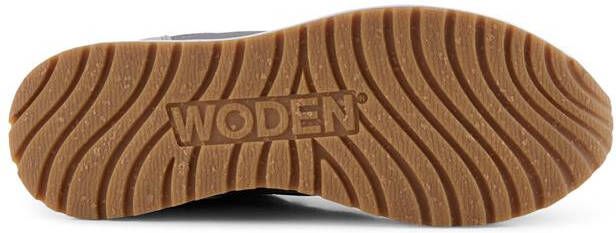 Woden Zachte Suède en Nylon Sneaker Gray Dames - Foto 5