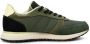 Woden Ronja Color-Blocked Leren en Textiele Sneakers Green Dames - Thumbnail 3