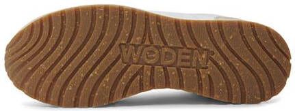 Woden Kleur-geblokkeerde leren sneakers met kurkzool White Dames - Foto 7