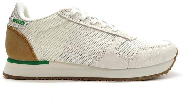Woden Moderne textiel- en leren sneaker White Dames - Foto 7