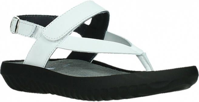 Wolky Sandalen Cebu wit leer - Foto 3