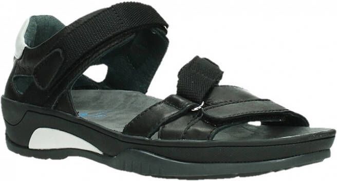Wolky Shoe > Outlet > Sandalen Ripple zwart microfiber - Foto 4