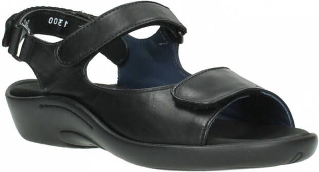 Wolky Sandalen 01300 Salvia 30000 zwart leer - Foto 3